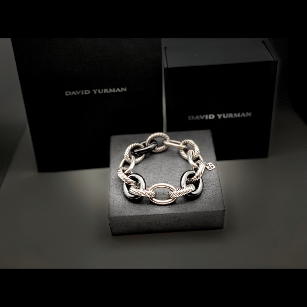 David Yurman Extra Large Oval Link Bracelet, 8.5" - Picture 2 of 16